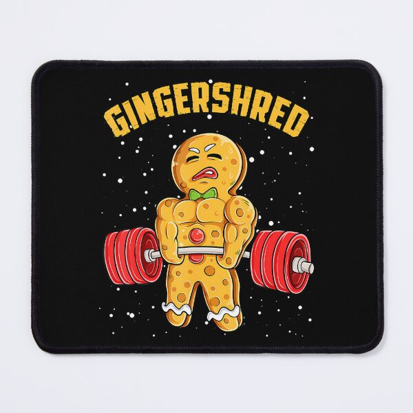 Item preview, Gingershred Funny Gingerbread Man Gym Bodybuilding Christmas designed and sold by EileenDeana.