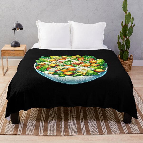 Item preview, Vegetable Healthy Eating Food Drawing - Caesar Salad designed and sold by SarahLeanne1.