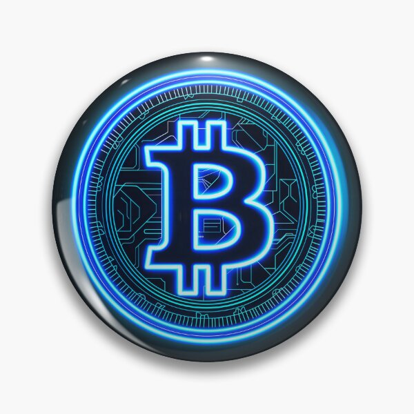 Item preview, Neon Noir Bitcoin – Cyberpunk style BTC Coin designed and sold by GlyphSmith.