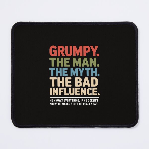 Item preview, Grumpy The Man The Myth The Bad Influence Grandpa designed and sold by margaridroso.