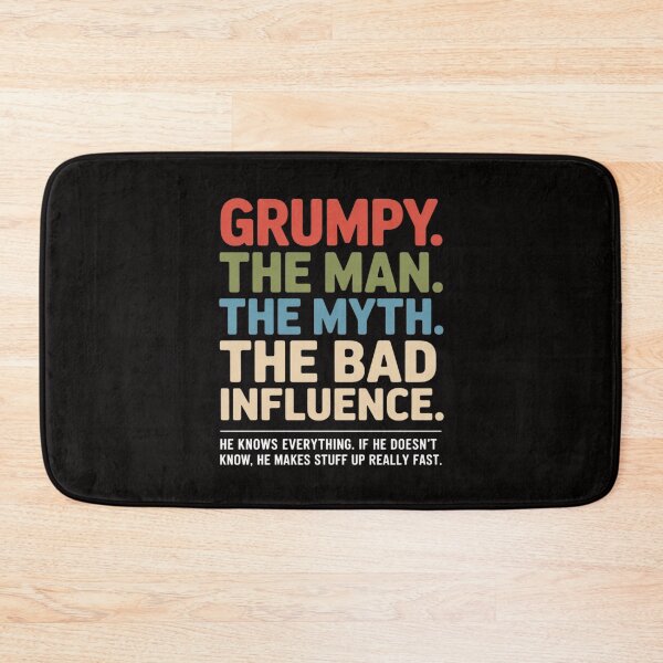 Item preview, Grumpy The Man The Myth The Bad Influence Grandpa designed and sold by margaridroso.