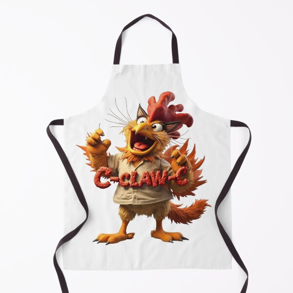 Item preview, C-CLAW-C Funny Hybrid Rooster Cat Mascot – Cute Cartoon Creature designed and sold by SoftyDesigns.