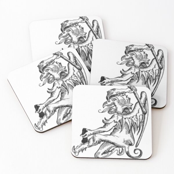 Item preview, Medieval Demon, Devil Illustration  designed and sold by HawthorneFlame.