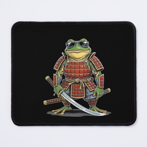 Item preview, Samurai Frog | Not Ready for Battle designed and sold by ColorSplash123.
