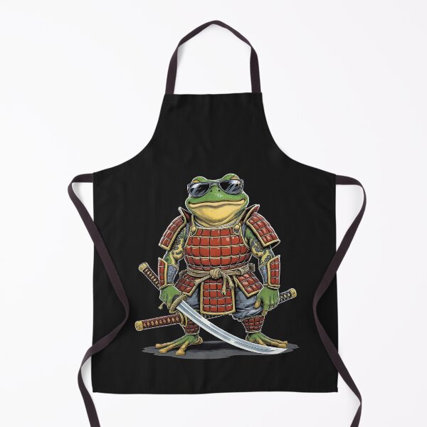 Item preview, Samurai Frog | Not Ready for Battle designed and sold by ColorSplash123.