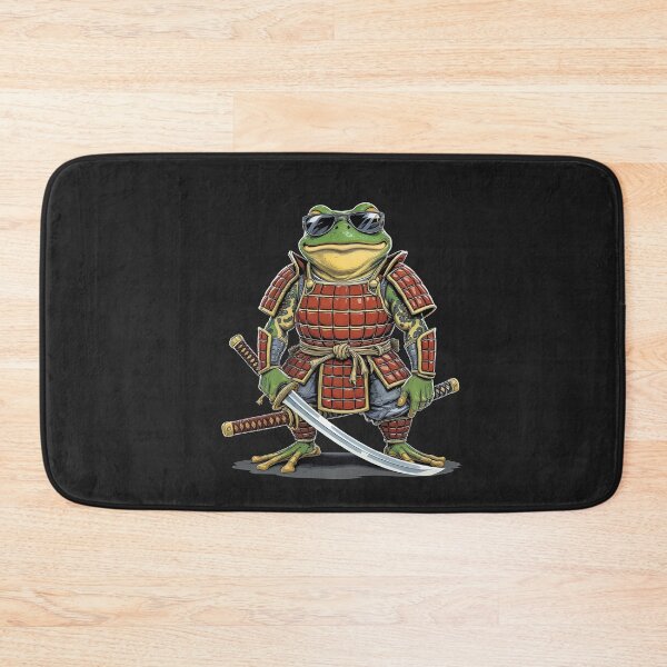Item preview, Samurai Frog | Not Ready for Battle designed and sold by ColorSplash123.