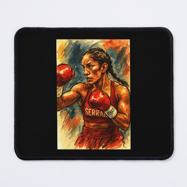 Item preview, Amanda Serrano - Female Champion Boxer designed and sold by Sarcastic designs.