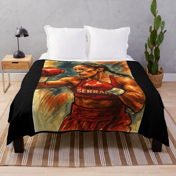 Item preview, Amanda Serrano - Female Champion Boxer designed and sold by Sarcastic designs.