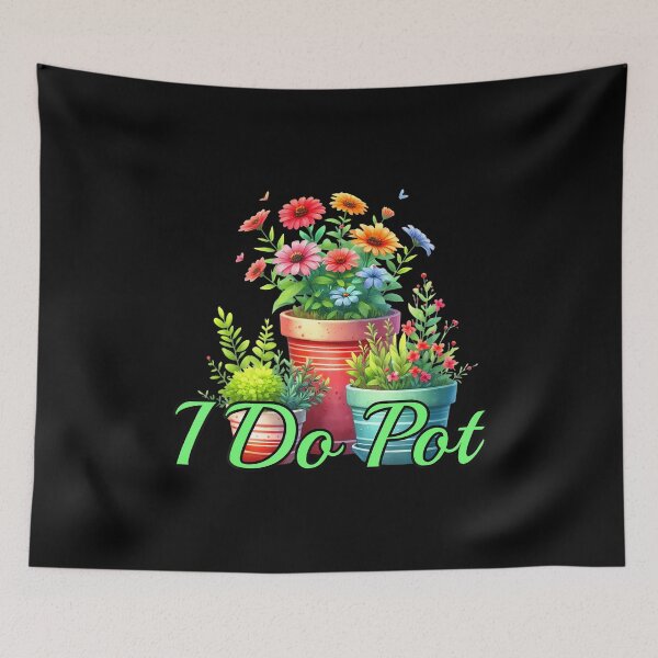 Item preview, House Plant Flower Pots I Do Pot Funny Garden Flower Pots designed and sold by MavisJoseph.