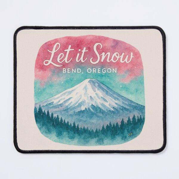 Item preview, Bend Oregon Let It Snow Sticker designed and sold by CAutumnTrapp.