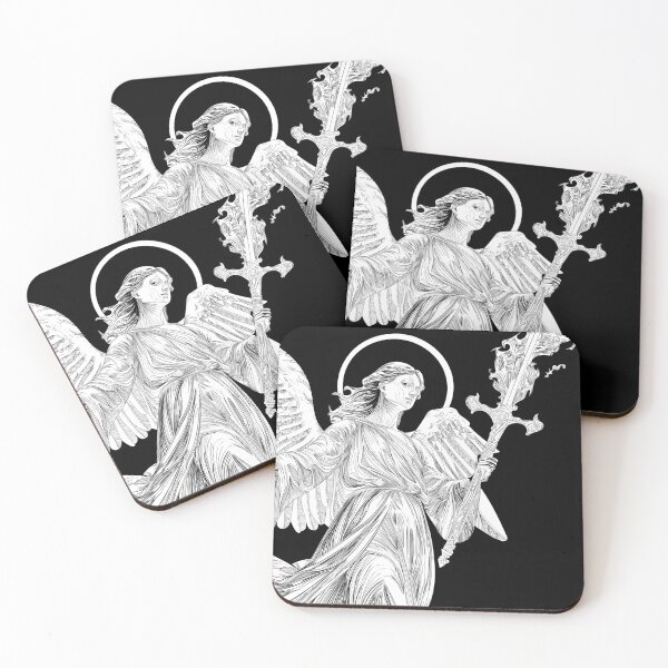 Item preview, Black and White Archangel Uriel designed and sold by MAG-The-Artist.