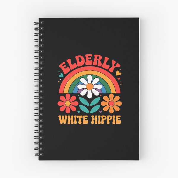 Item preview, Elderly White Hippie Trending Saying Flower Rainbow designed and sold by Rotasiin.