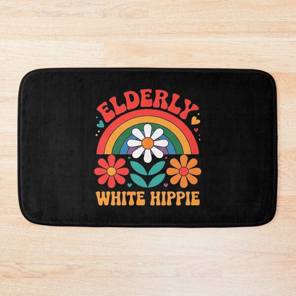 Item preview, Elderly White Hippie Trending Saying Flower Rainbow designed and sold by Rotasiin.