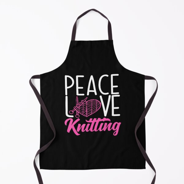Item preview, Knitting Peace Love Yarn Needles Hobby Knitter designed and sold by MarionCharleen.