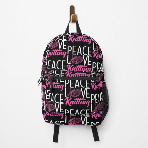 Item preview, Knitting Peace Love Yarn Needles Hobby Knitter designed and sold by MarionCharleen.
