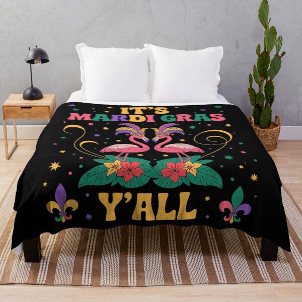 Item preview, Flamingo Mardi Gras Its Mardi Gras Yall designed and sold by AsteriskDatBArt.