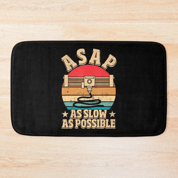 Item preview, Asap As Slow As Possible Retro 3D Printing designed and sold by RosaliaAmber.