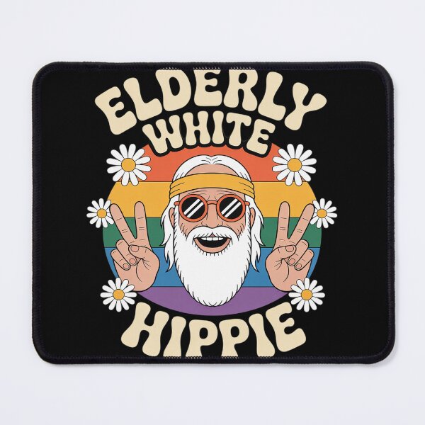 Item preview, Elderly White Hippie Trending Saying designed and sold by Rotasiin.