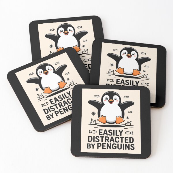 Item preview, Easily distracted by penguins  designed and sold by Agu210.