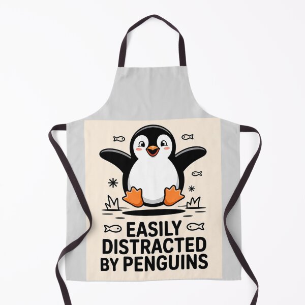 Item preview, Easily distracted by penguins  designed and sold by Agu210.