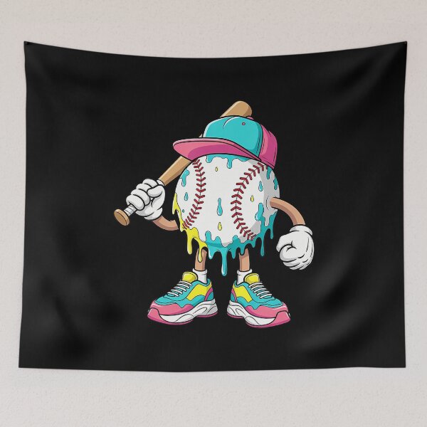 Item preview, Baseball Lifestyle 101 Apparel Youth Baseball Drip Ice Cream designed and sold by MavisJoseph.