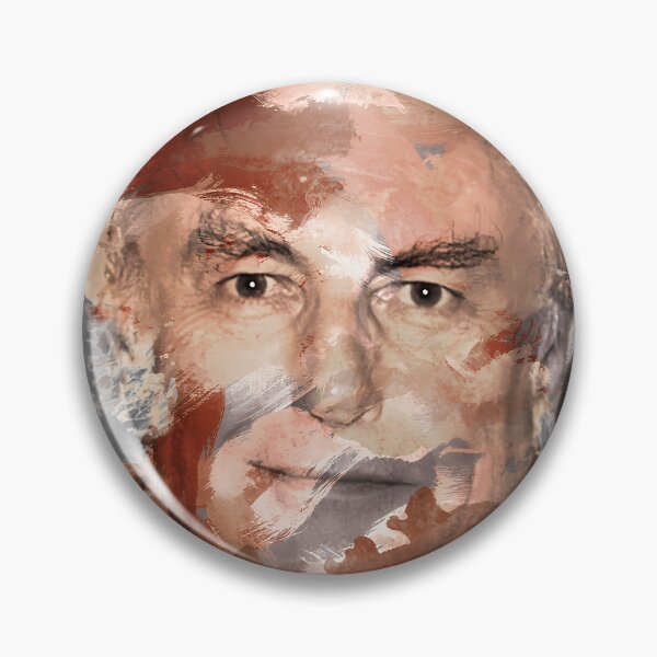 Artikelvorschau, PAINT-STROKED-PORTRAIT-OF-EVOLUTIONARY-BIOLOGIST-RICHARD-DAWKINS entworfen und verkauft von GertHein.