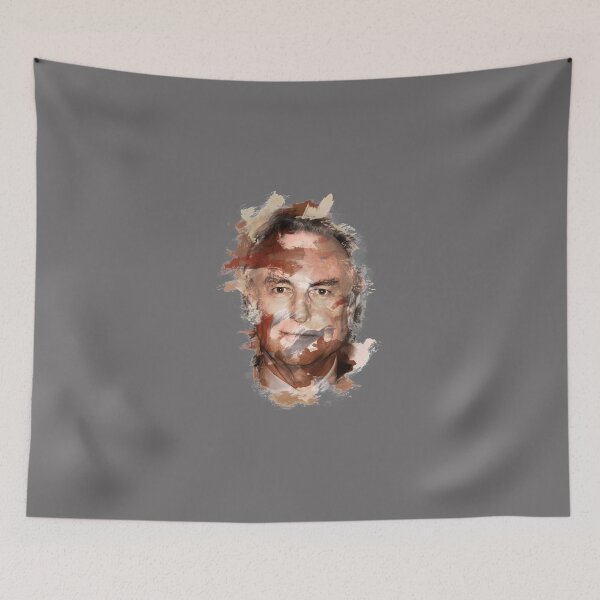 Item preview, PAINT-STROKED-PORTRAIT-OF-EVOLUTIONARY-BIOLOGIST-RICHARD-DAWKINS designed and sold by GertHein.