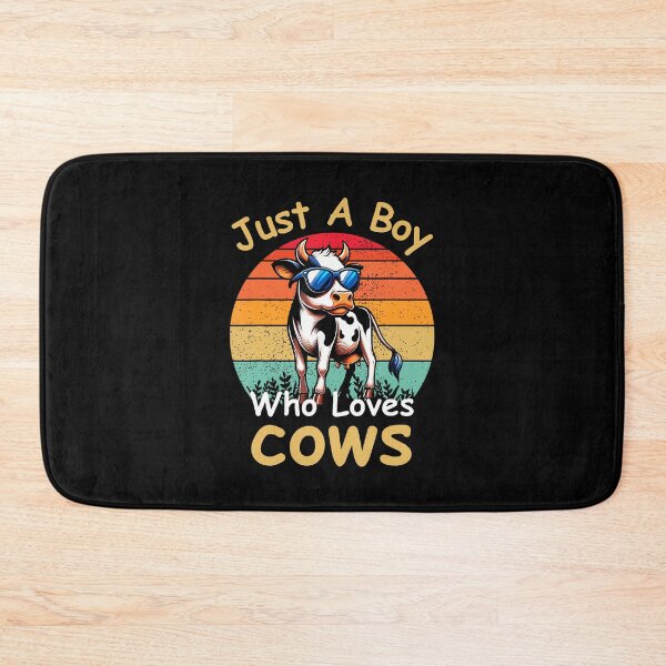 Item preview, Just A Boy Who Loves Cows Farmers Cow Kids Boys designed and sold by MarionCharleen.