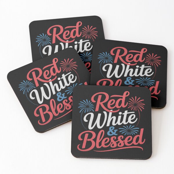 Item preview, 4th of July 2021 Funny Patriotic Red White & Blessed designed and sold by trinfhri.