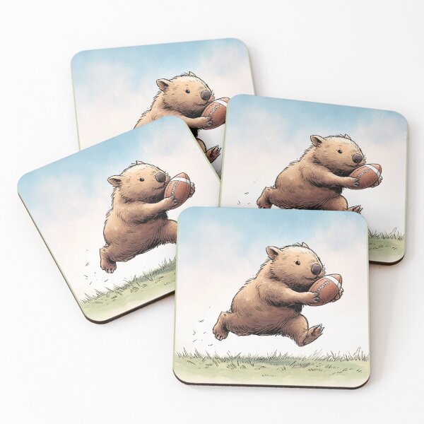 Item preview, Touchdown Wombat designed and sold by Tridentulus.