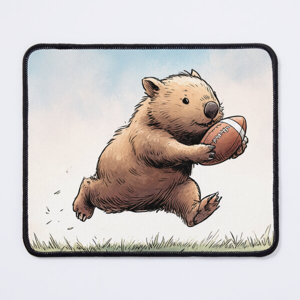 Item preview, Touchdown Wombat designed and sold by Tridentulus.