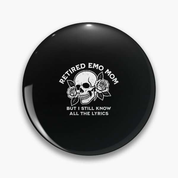 Item preview, Retired Emo Mom Nostalgic Millennial Alt Mom Skull And Rose designed and sold by JessicaMarque.