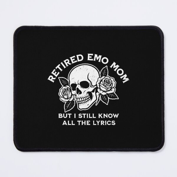 Item preview, Retired Emo Mom Nostalgic Millennial Alt Mom Skull And Rose designed and sold by JessicaMarque.