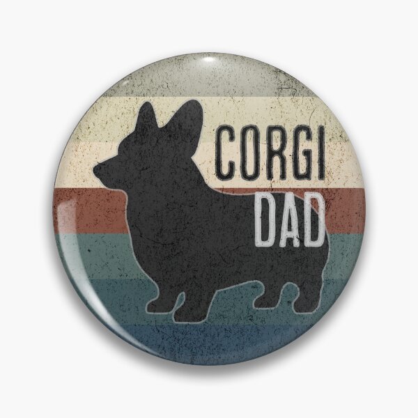 Artikelvorschau, Vintage Corgi Dad entworfen und verkauft von Zelda's Garden.