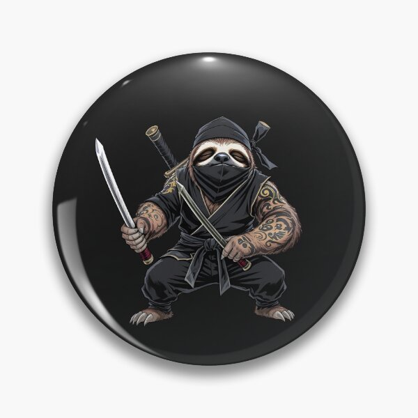 Item preview, Ninja Sloth | Slowest Warrior designed and sold by ColorSplash123.