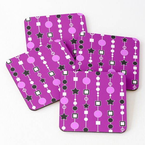 Item preview, Festive pattern with string beads and star decorations  designed and sold by fuzzyfox.