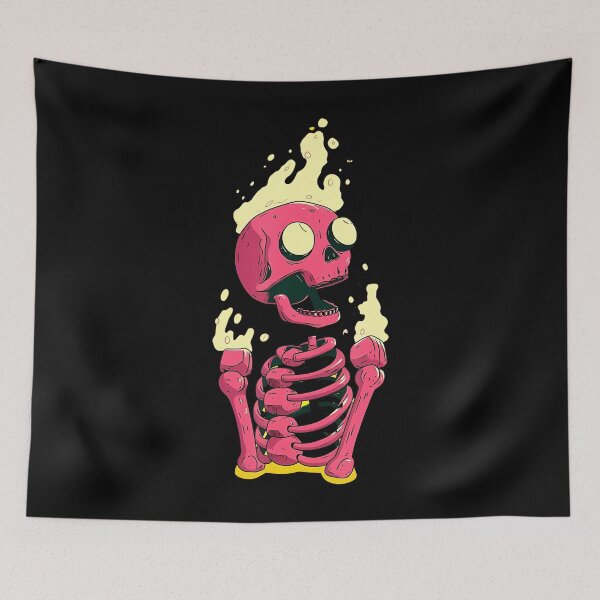 Item preview, Crispy Creep Skull Flaming Skull Burning Skeleton Meme Lover designed and sold by AndreaBonnie.