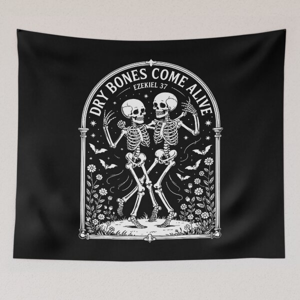 Item preview, Skeleton Bible Verse Dry Bones Come Alive Christian Jesus designed and sold by TerriMichelle.