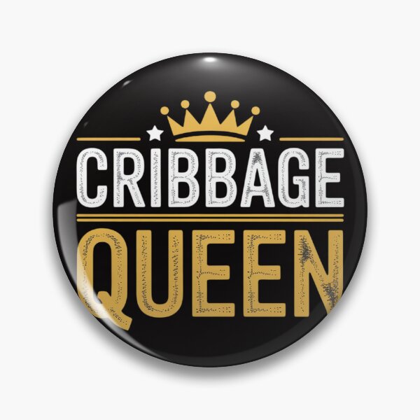 Item preview, Cribbage Queen - Board Card Game Player Gamer Gift designed and sold by BotboutiquePre.