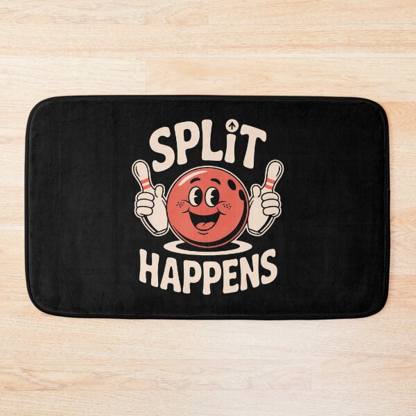 Item preview, Split Happens Retro Bowling Tee Design designed and sold by MargieLauren.
