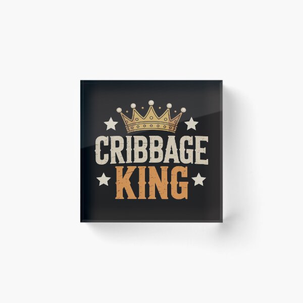 Item preview, Cribbage King Gift Board Card Game Player designed and sold by BotboutiquePre.