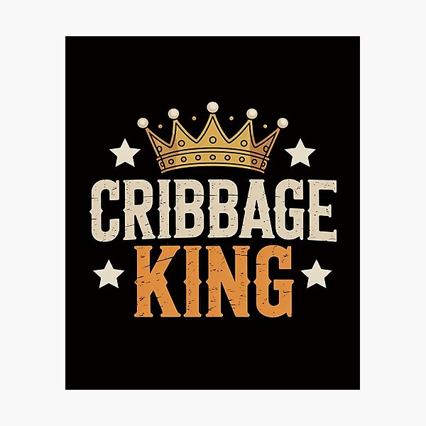 Item preview, Cribbage King Gift Board Card Game Player designed and sold by BotboutiquePre.