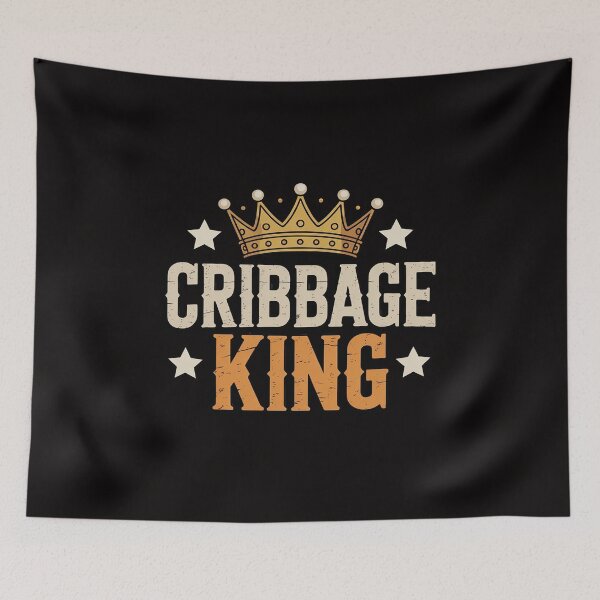 Item preview, Cribbage King Gift Board Card Game Player designed and sold by BotboutiquePre.