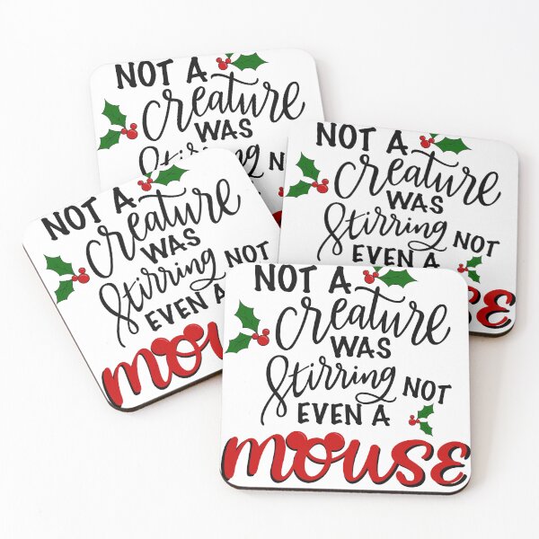 Item preview, Not a creature was stirring, not even a mouse designed and sold by MonstrosiTees.