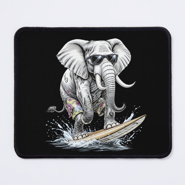 Item preview, Surfing Elephant | Board Too Small designed and sold by ColorSplash123.