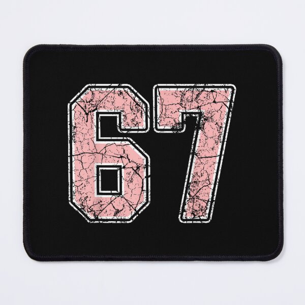 Item preview, Pink & White Number 67 Jersey Design designed and sold by Mehouter54.