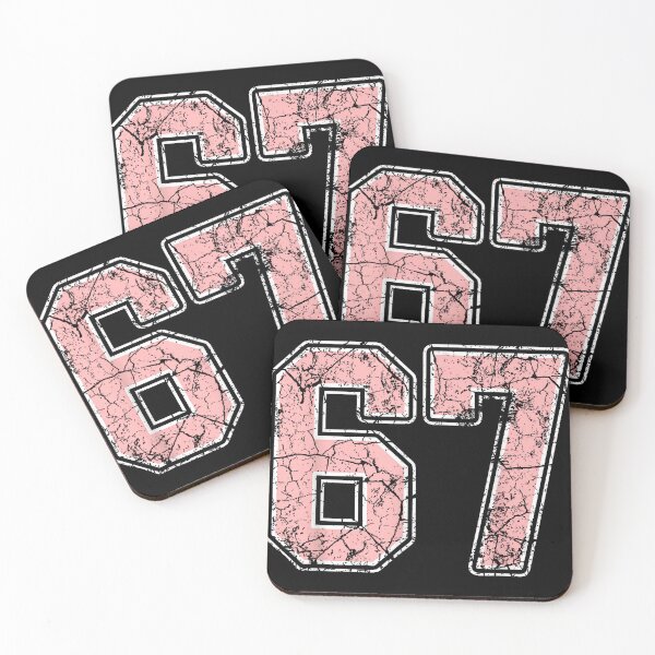 Item preview, Pink & White Number 67 Jersey Design designed and sold by Mehouter54.