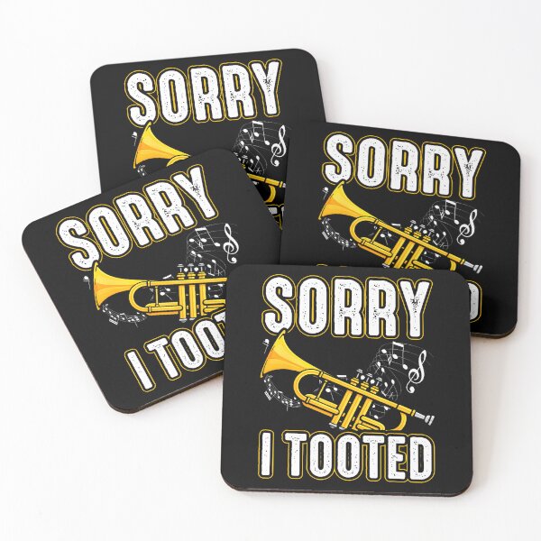 Item preview, Sorry I Tooted Trumpet Music Marching Band Nerd Short designed and sold by TerriMichelle.