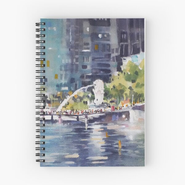 Item preview, Merlion, Singapore painting  designed and sold by Almondtree.