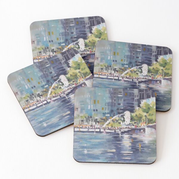 Item preview, Merlion, Singapore painting  designed and sold by Almondtree.